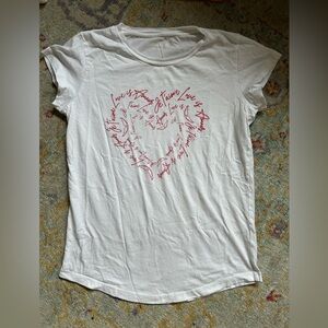 Zadig & Voltaire Women Cotton T-shirt Round Neck Short Sleeve Top (small Flaw)